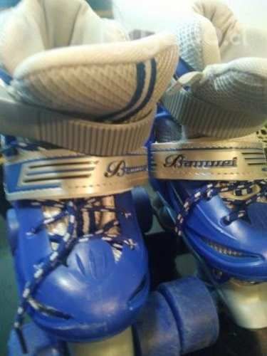 Patín 4 Ruedas Ajustable Para Niños 27-30