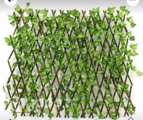 Malla Valla Cerca Planta Enredadera Artificial Hoj