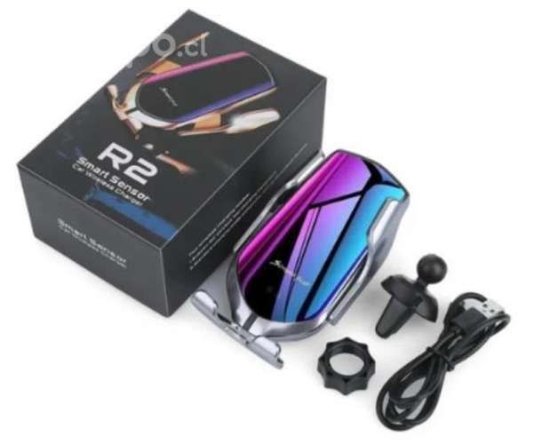Porta Celular Auto Cargador Inteligente R2