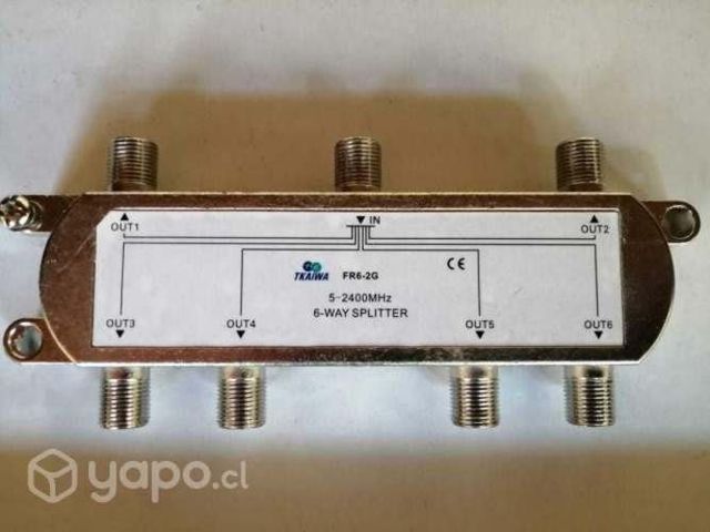 Splitter 6 vias 5 a 2400MHz