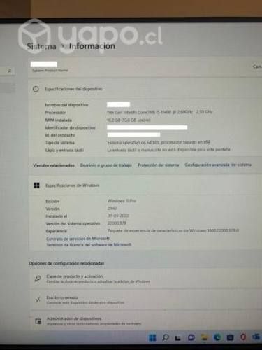 Computador para oficina y trabajos profesionales