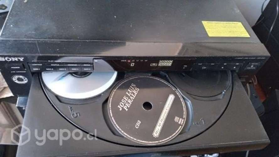 Compact Sony 5 discos