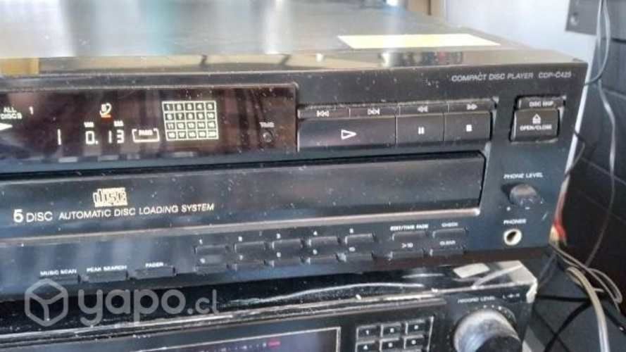 Compact Sony 5 discos