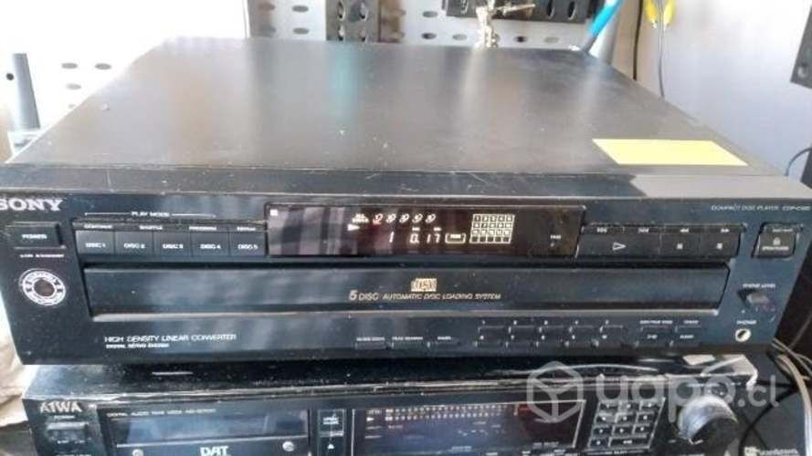 Compact Sony 5 discos