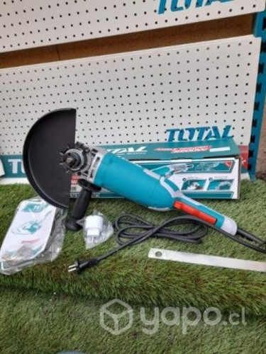 Esmeril angular 2.200 Watts 9 pulg. Marca TOTAL.