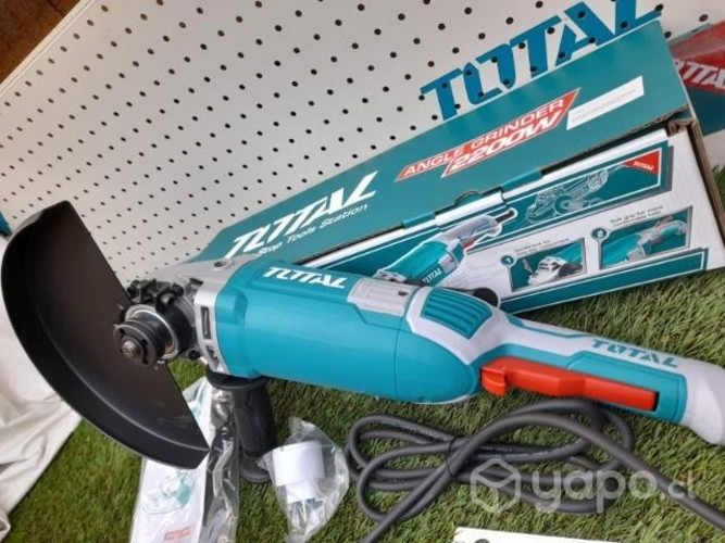 Esmeril angular 2.200 Watts 9 pulg. Marca TOTAL.