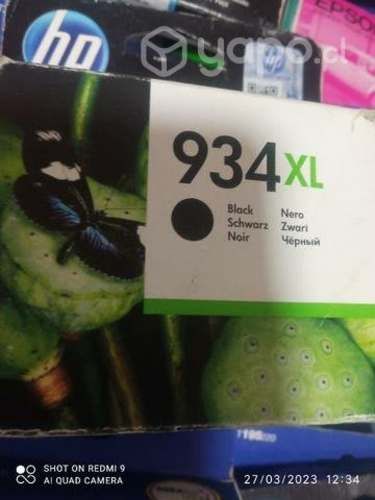 Tinta HP 934xl black original de alta