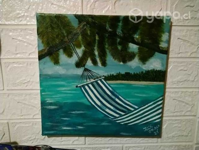 cuadro acrilico sobre tela