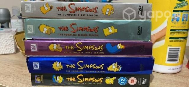 Temporada series the Simpson 1, 2, 3, 4 y 6 Origi