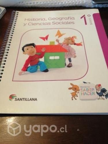Libro santillana historia 1ro básico