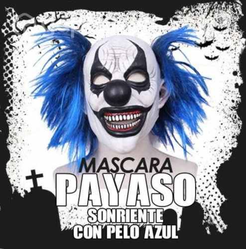 Máscara De Payaso Sonriente Halloween De Latex