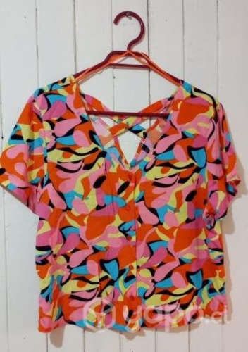 Blusa rosa/naranja