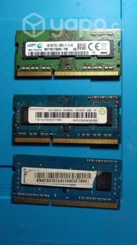 Memorias RAM notebook 4GB DDR3 con garantía