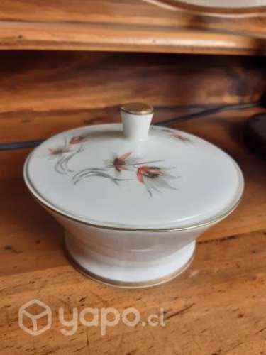 Azucarero porcelana Sussex impecable