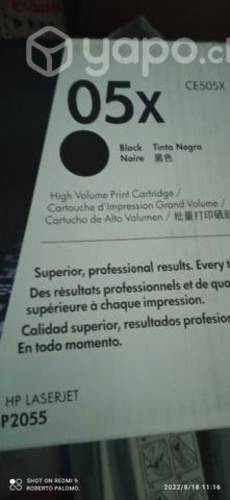 Toner HP 505x black original caja abierta