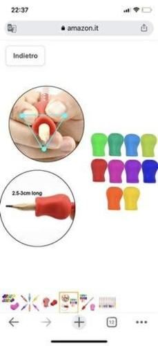 Empuñaduras de lápiz suaves