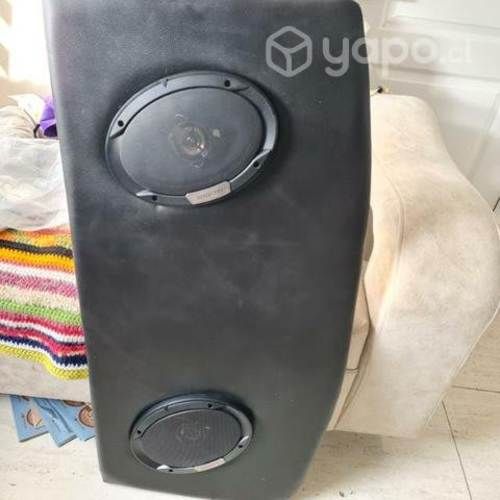Tabla para corsa con parlantes kenwood