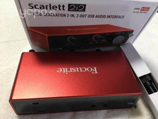 Focusrite Scarlett 2i2, NUEVO
