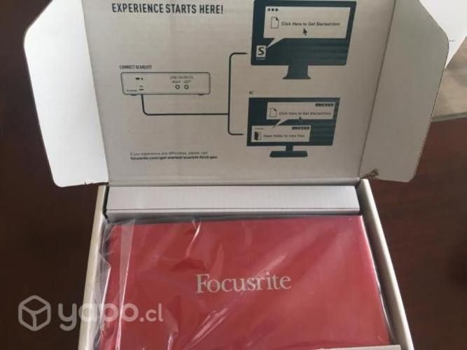 Focusrite Scarlett 2i2, NUEVO