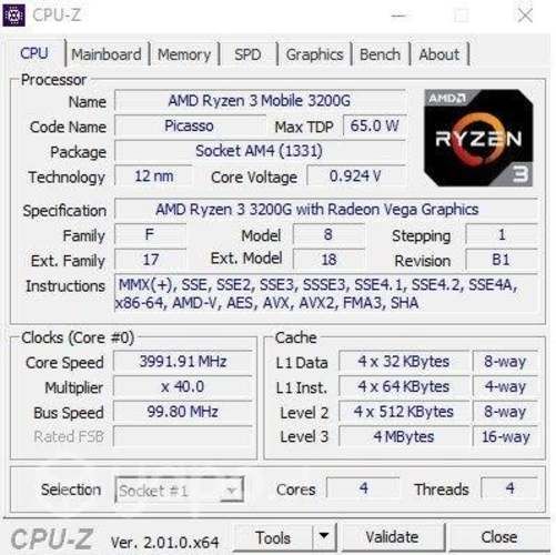 Ryzen 3 3200g (Sin disipador)