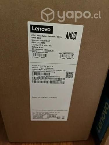 Legion 5 gamer nuevo