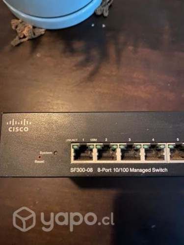 Switch Cisco Smb Srw208-k9-na Sf300-08 Puertos 10/