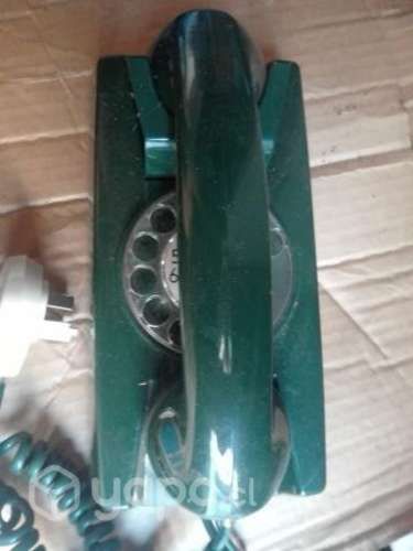 Telefono antiguo con disco numérico