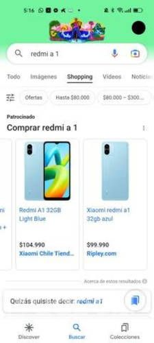 Redmi a 1 sin ningún detalle