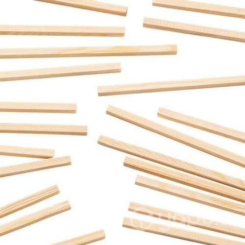 Palo Maqueta Cuadrado 2x2mm 50cm Largo Set 70 Uds