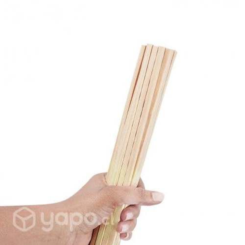 Palo Maqueta Cuadrado 2x2mm 50cm Largo Set 70 Uds