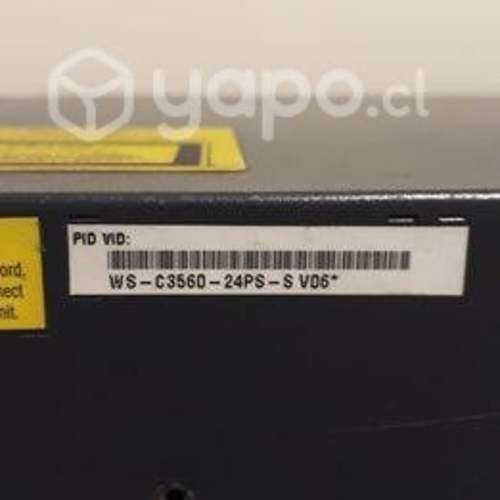 Switch POE Cisco Catalyst WS-C3560-24PS-S
