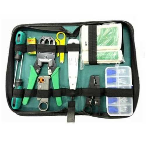 Kit de herramientas para redes, crimpeadora, punch