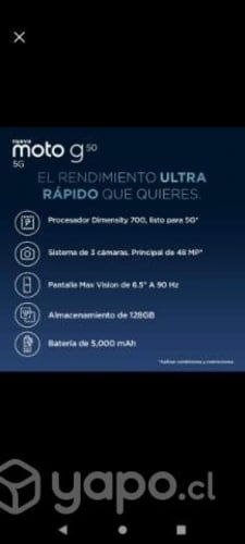 Moto g50 nuevo