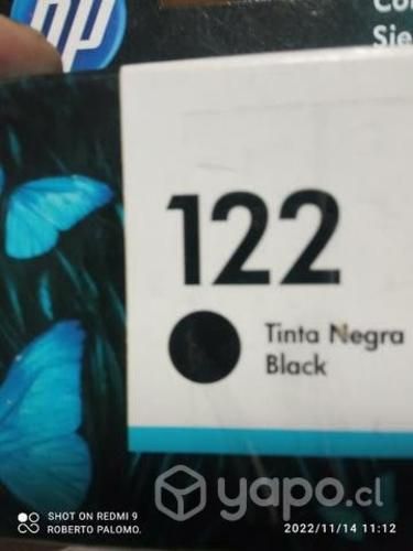 Tintas hp 662 y 122 originales
