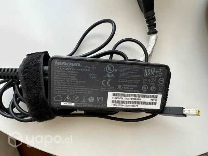 CARGADOR LENOVO Punta Cuadrada 20V 3.25A 65W