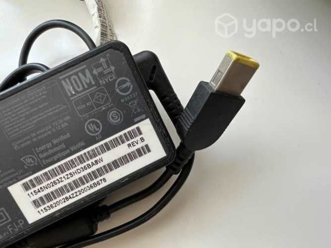 CARGADOR LENOVO Punta Cuadrada 20V 3.25A 65W