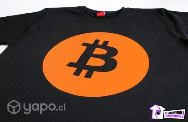 Poleras Estampadas Bitcoin & Ethereum Criptomoneda