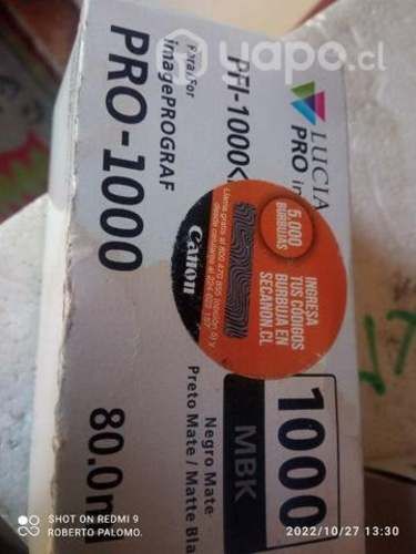 Tintas canon pfi colores originales de 80ml