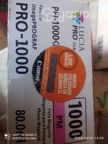 Tintas canon pfi colores originales de 80ml