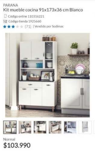 Mueble de cocina nuevo