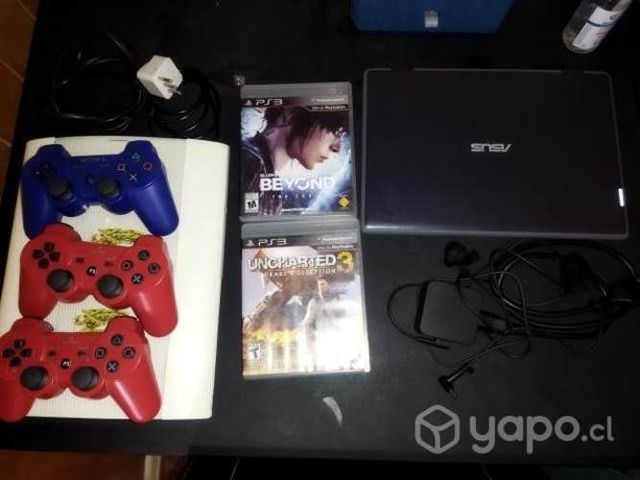 Notebook y Playstation 3