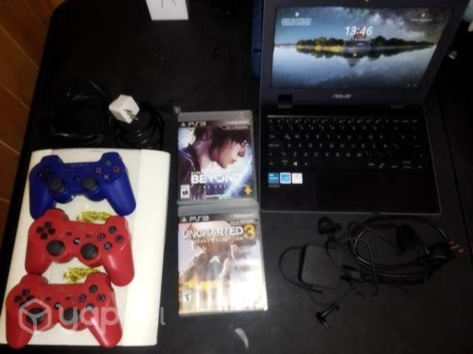 Notebook y Playstation 3