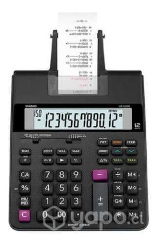 Calculadora con rollo casio hr150 nuevas