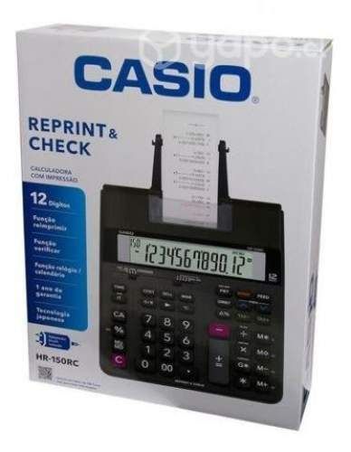 Calculadora con rollo casio hr150 nuevas
