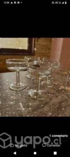 6 copas Yungay champagne