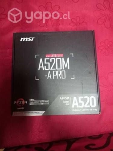 Placa madre MSI A520-A pro