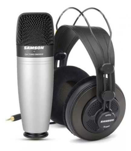 Samson c01u pro. microfono y audifonos