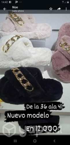 Pantuflas peludas