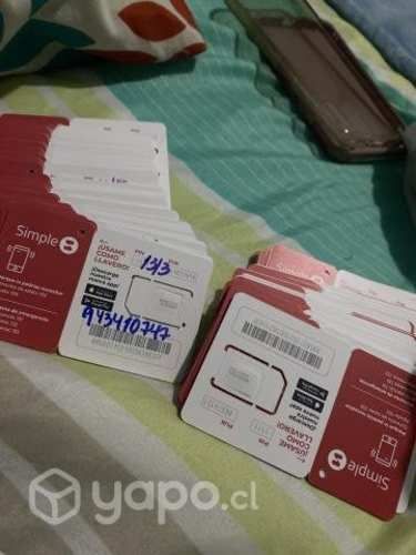 Chip simple activos listos pra portar