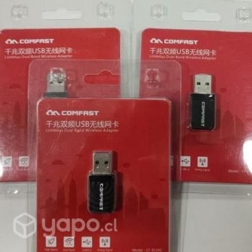 Adaptador usb dual Banda wifi 5GHZ